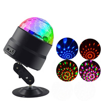 LED Disco Ball Light RGB Party DJ Strobe Rotating
