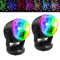 Disco Party Ball Light RGB Sound Activated Strobe- 2Pack